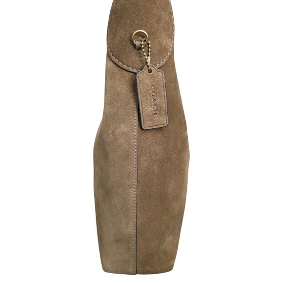 Coach Brooklyn Suede 28 Cedar Brown Shoulder Bag - Picture 5 of 8
